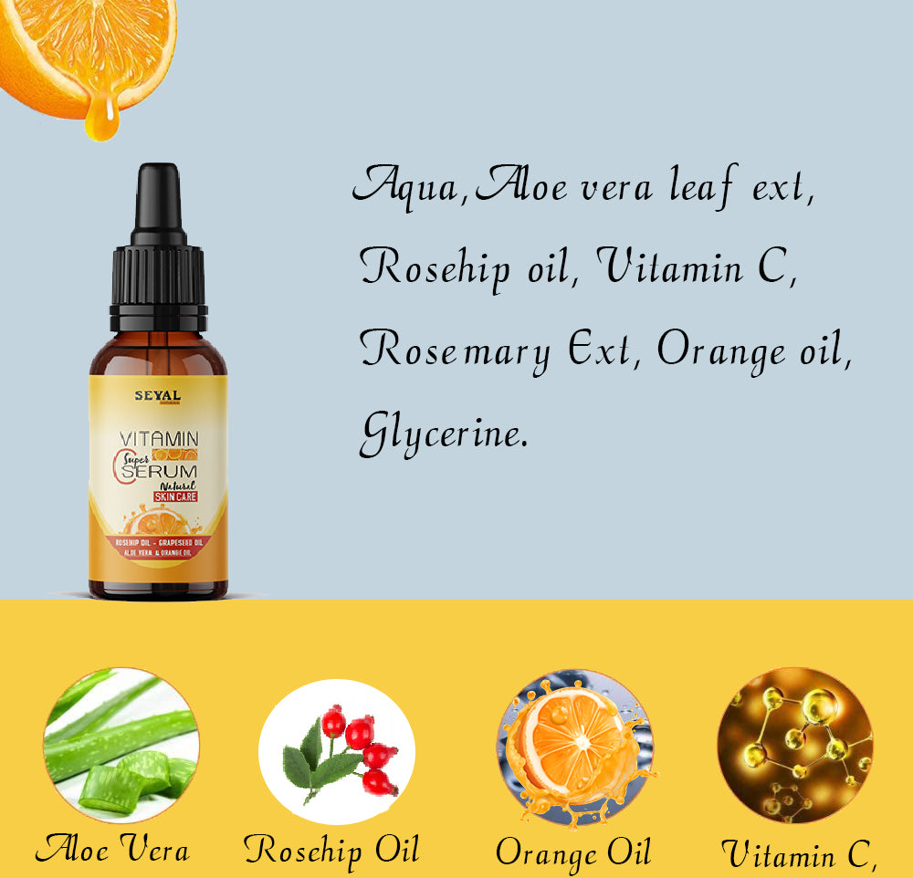 Seyal Vitamin C Face Serum - 30ml