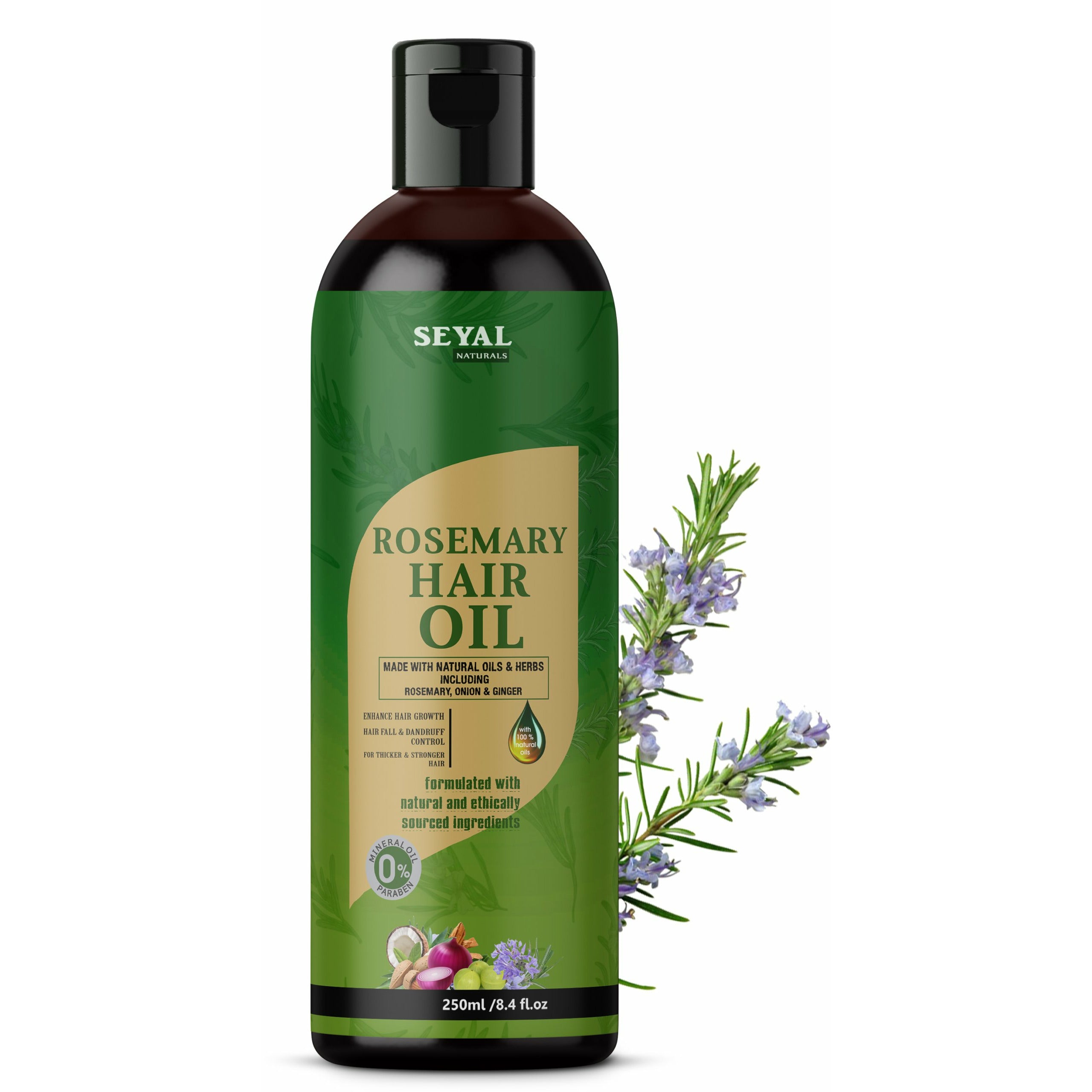 Seyal Rosemary Hair Oil For Hair Fall Control & Hair Growth - 250ml