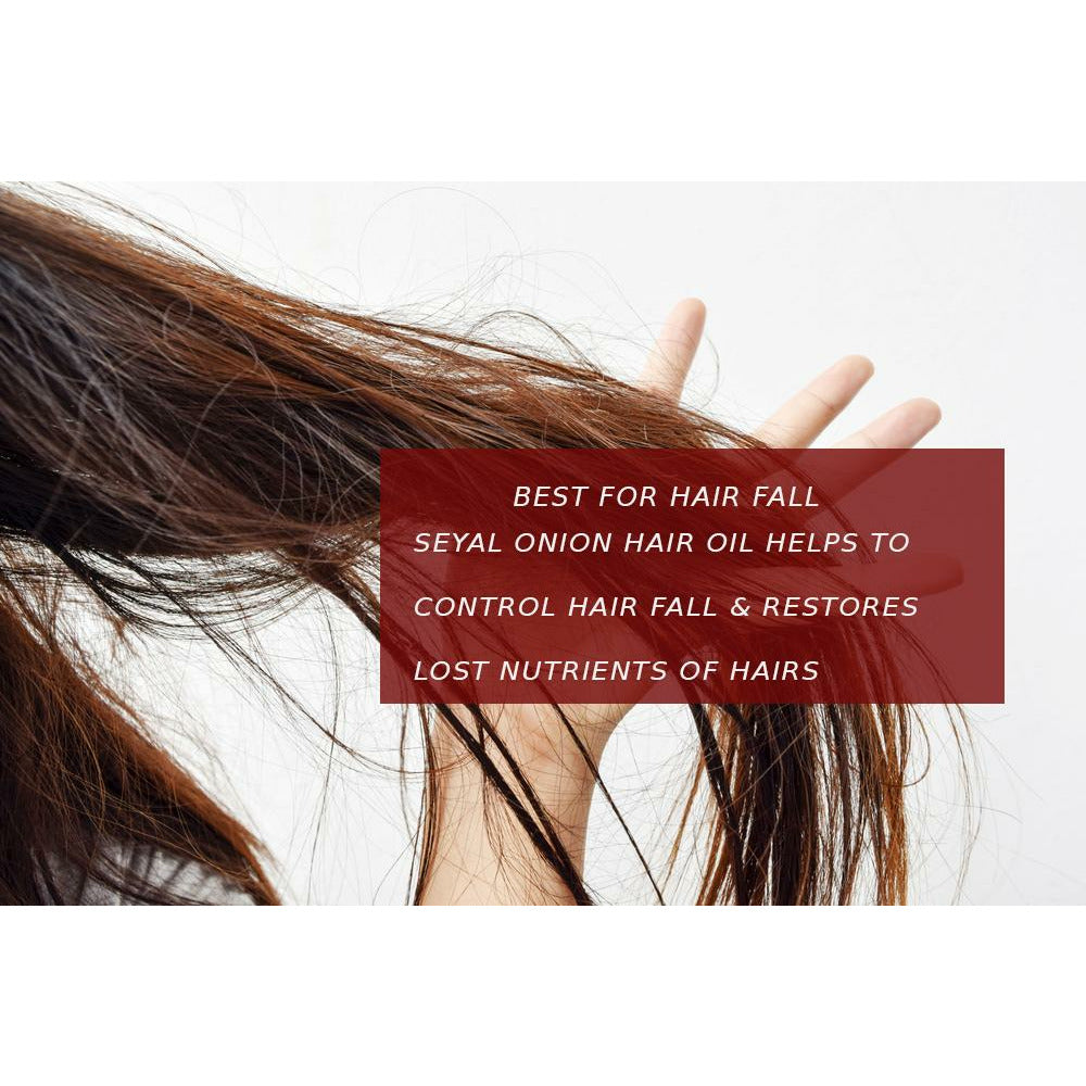 Seyal Red Onion Hair Oil For Hair Fall Control & Hair Growth -250ml