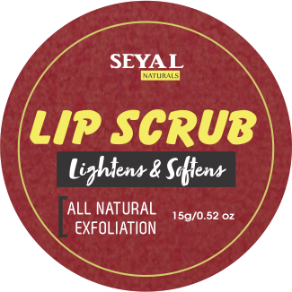 Seyal Lip Scrub Lightens Softens Dark Lips for Men & Women 15g